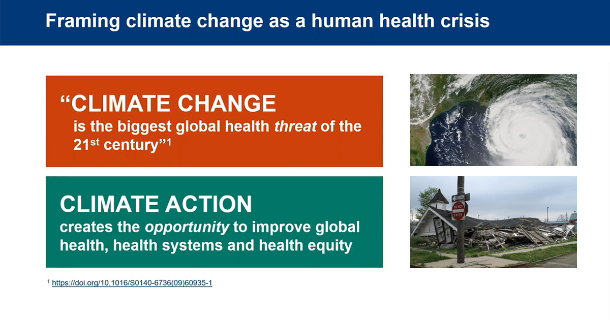 Why Climate Change is a Public Health Crisis