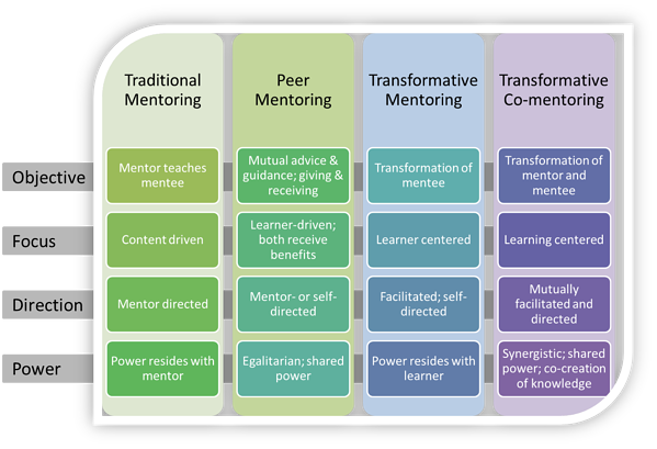 Figure 1: Spectrum of Mentoring Approaches