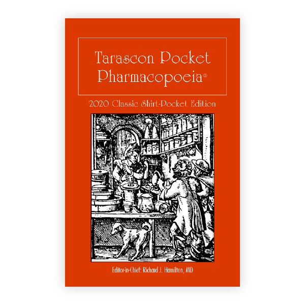 Tarascon Pocket Pharmacopoeia 2020 Deluxe LabCoat Edition